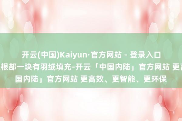 开云(中国)Kaiyun·官方网站 - 登录入口该款羽绒裤“只好大腿根部一块有羽绒填充-开云「中国内陆」官方网站 更高效、更智能、更环保
