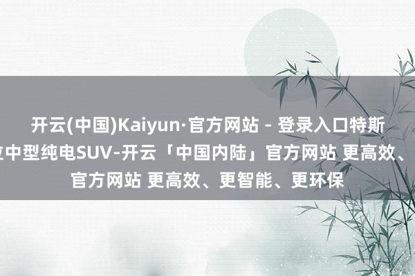 开云(中国)Kaiyun·官方网站 - 登录入口特斯拉Model Y定位中型纯电SUV-开云「中国内陆」官方网站 更高效、更智能、更环保