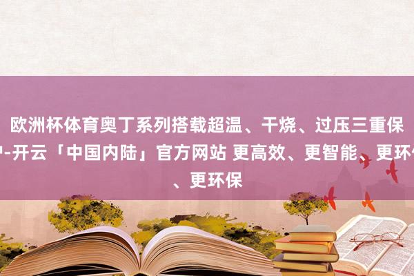 欧洲杯体育奥丁系列搭载超温、干烧、过压三重保护-开云「中国内陆」官方网站 更高效、更智能、更环保